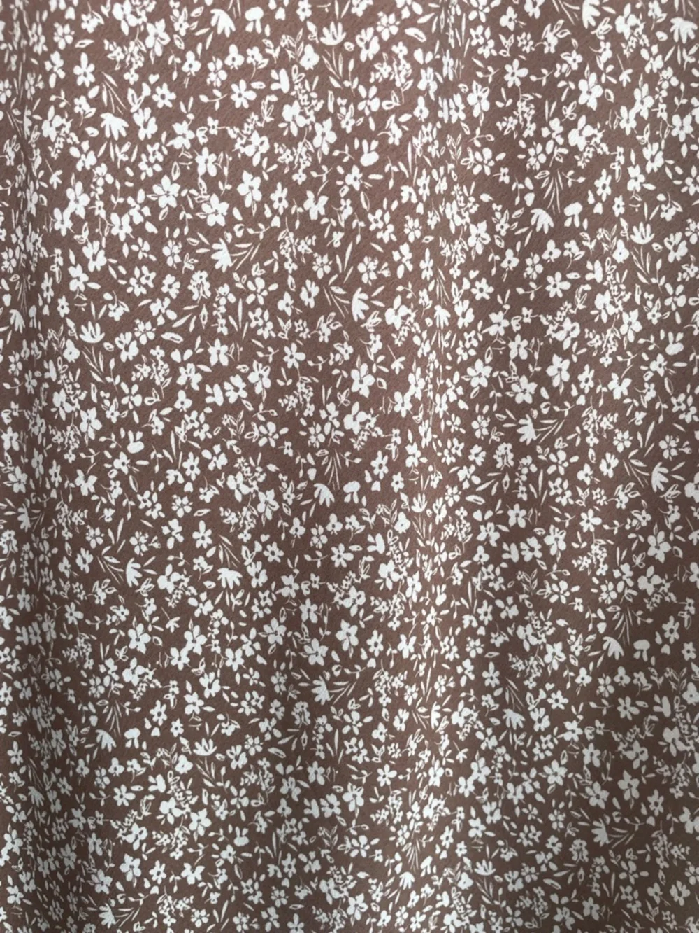 Altar’d State Floral A-Line Midi Skirt Small Brown White Lined Cottagecore - Picture 6 of 12